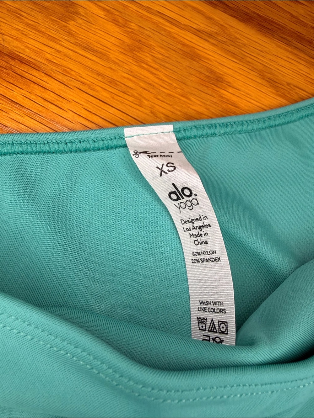 Alo Yoga Body Wave One Piece Ocean Teal XS NWT Cutout Bodysuit Swimwear - Picture 5 of 7